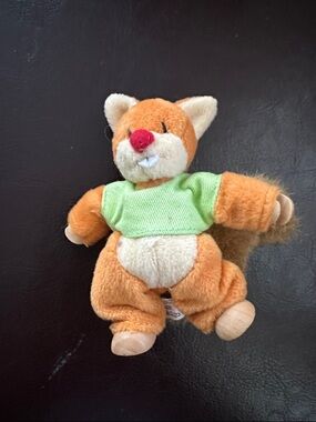 Vintage YUMI Squirrel with Green Shirt